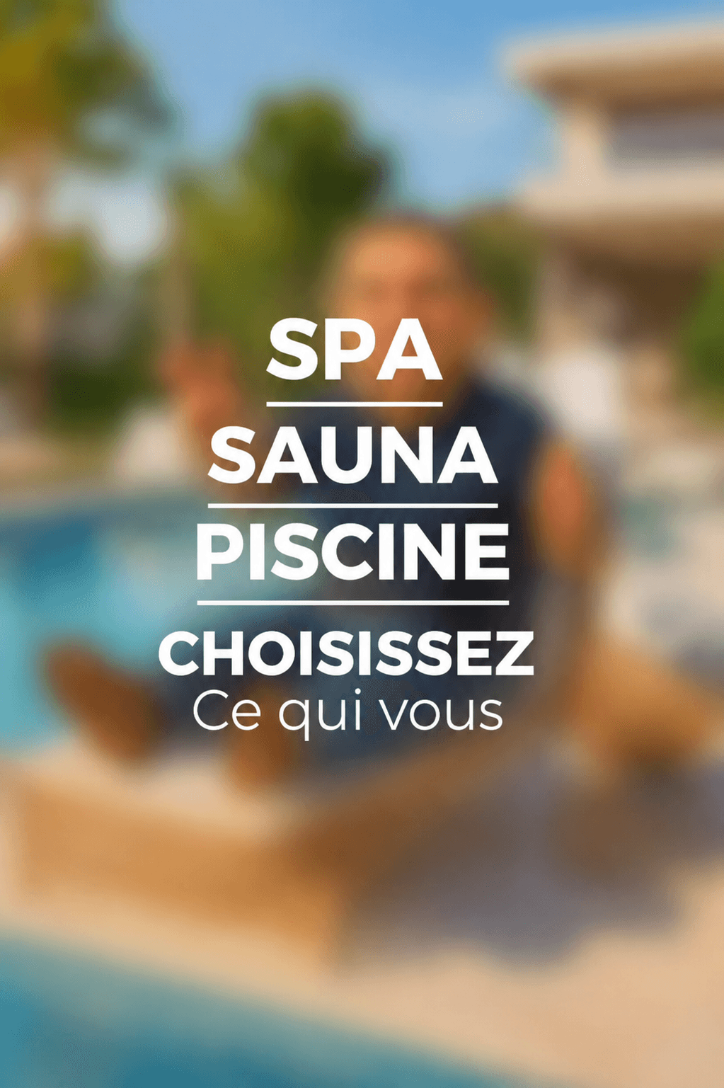 Piscine, spa ou sauna : lequel choisir ?