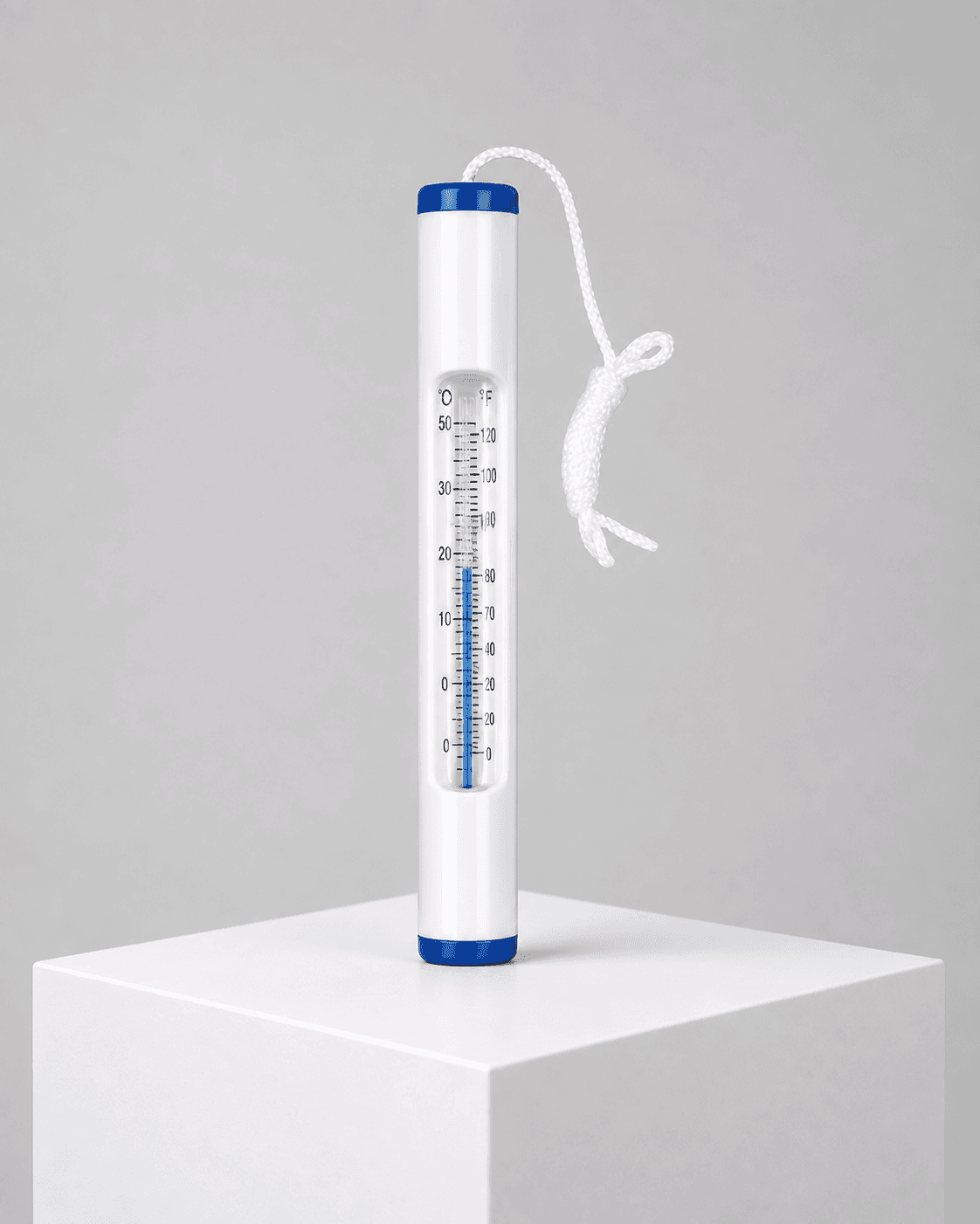 THERMOMETRE BLANC ET BLEU